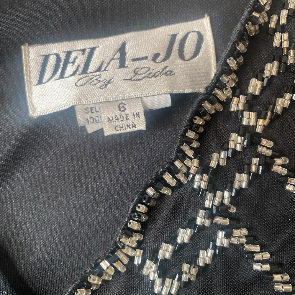 Vintage Dela Joe by Lida Maxi Dress size 6 - Picture 3 of 8